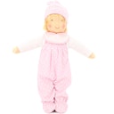 Vorschaubild Baby Puppenkleidung Set 4-tlg. „Pünktchen rosa“