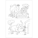 Vorschaubild Malblock für Kinder ab 5 Jahre Zoo
