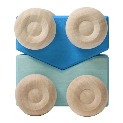 Stapelauto blau 2 Teile