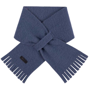 Steckschal Woll 70 cm ca. 1-3 Jahre rauchblau