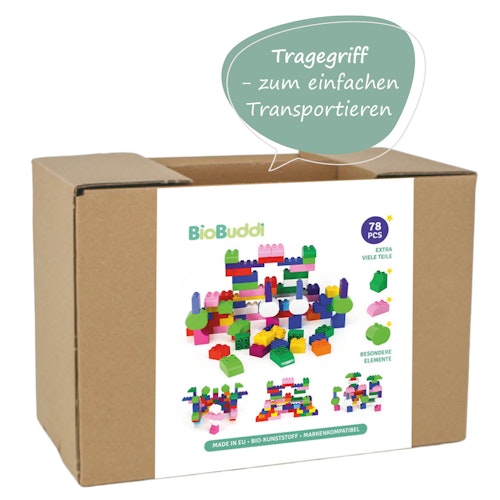 Bio Bausteine Set 78 Teile