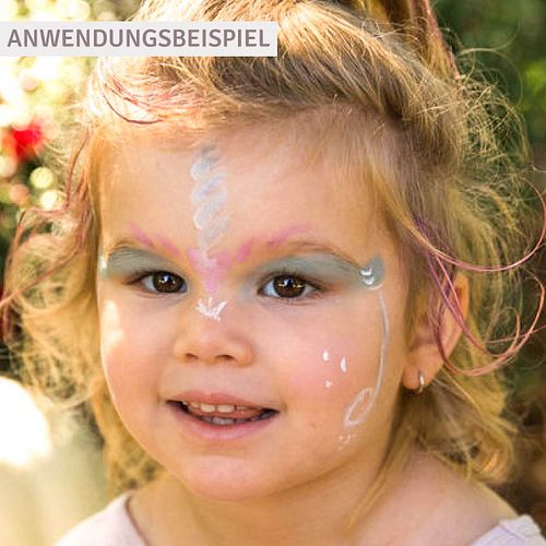 Bio Kinderschminke Rosa im Einzeltiegel, 6 g