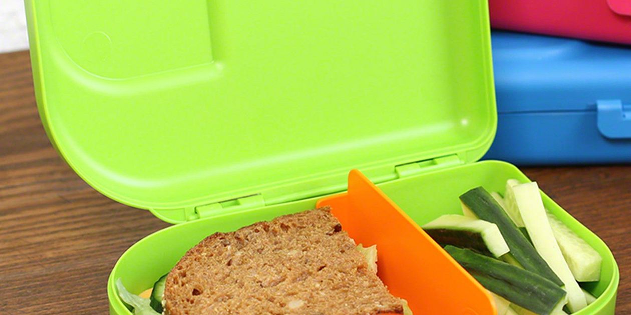 Nachhaltige Brotdose mit Trennsteg – 100% Bio-Kunststoff
