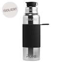 Vorschaubild Isolierte Edelstahl Sportflasche 650 ml schwarz