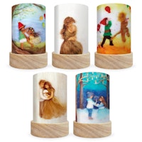 5 Lampenschirme für die Toverlux Laterne