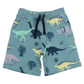 Sweat Shorts Dinosaurier blau