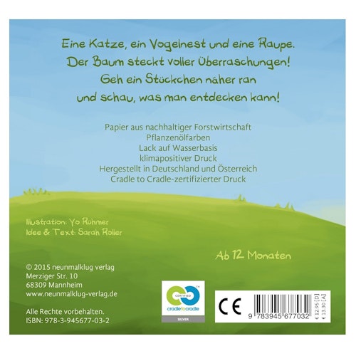 Komm, wir gehen näher ran! Pflanzlich gefärbtes Buch - Apfel