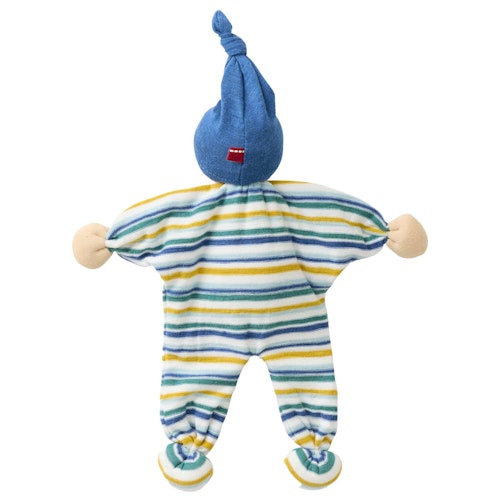 Manderl Schmusepuppe bunt geringelt