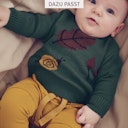 Vorschaubild Weiche Babyhose große Taschen