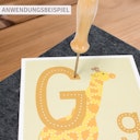 Vorschaubild 22 Karten mit Zahlen zum Prickeln