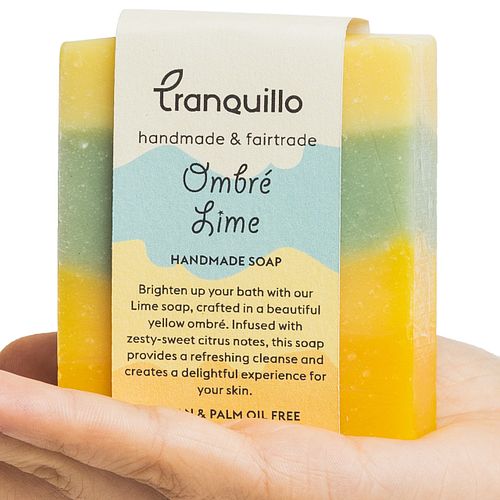 Duftseife OMBRE LIME mit spritzigem Limettenduft 100 g
