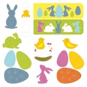 Vorschaubild Prickelvorlagen Ostern – 10 Bögen aus Recyclingpapier