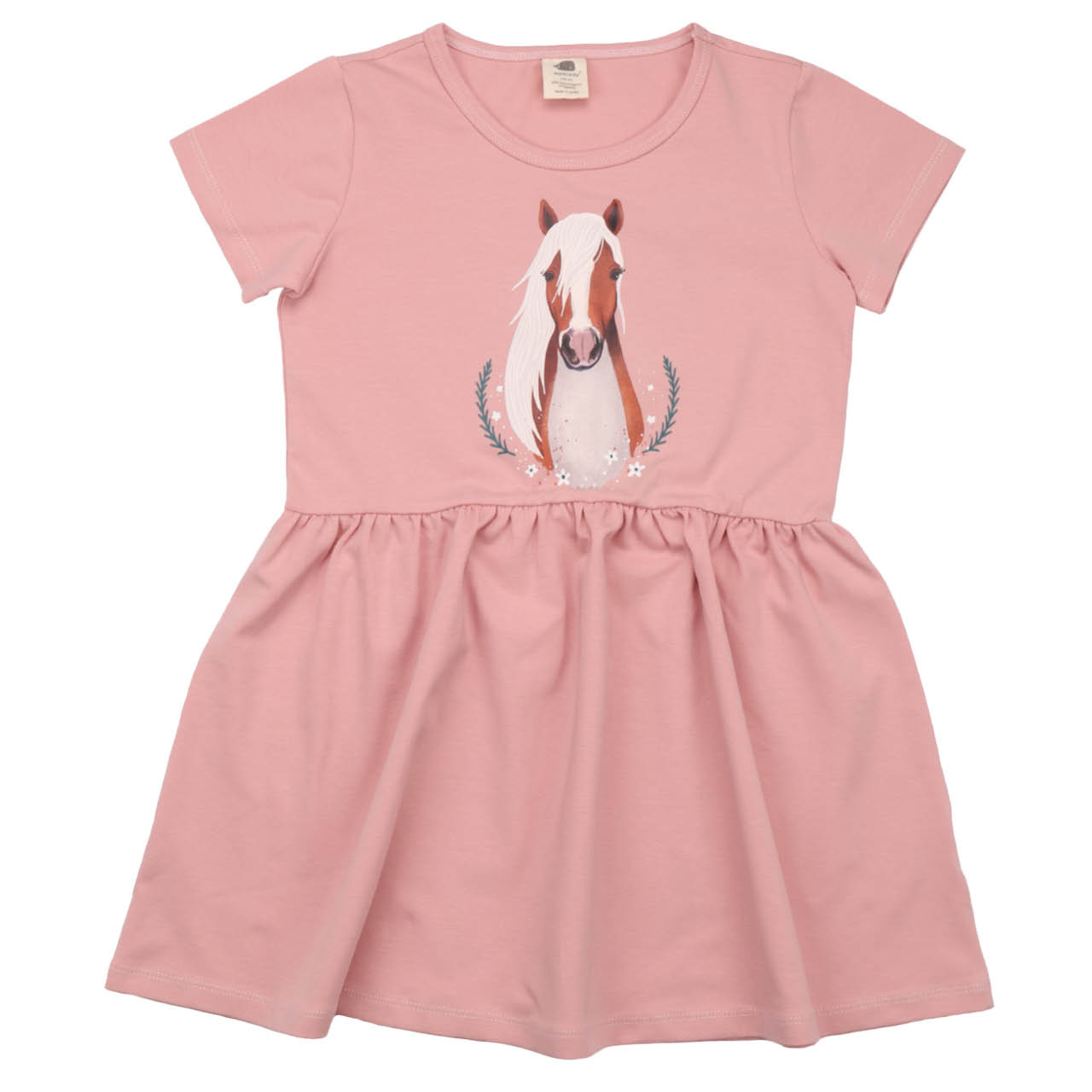 Lockeres Kleid kurzarm Einhorn