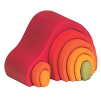 Bunte Formenwelt als Bogenhaus