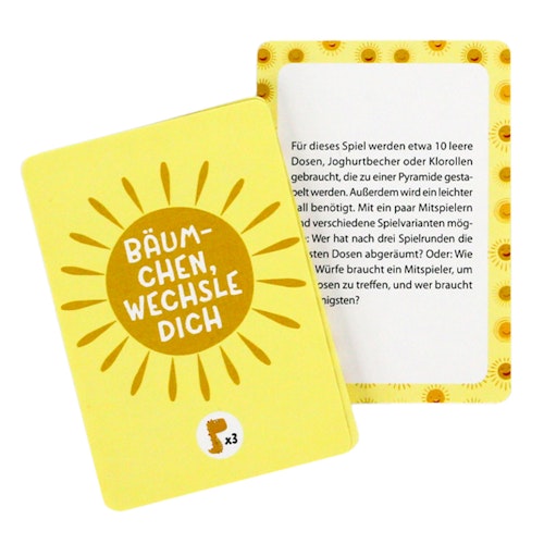 35 Kinderspiele Kartenbox