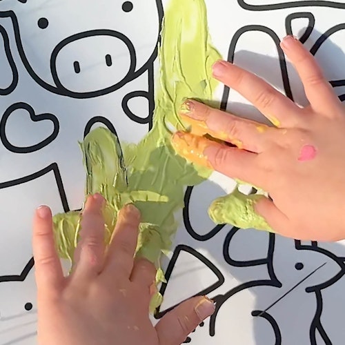 KNETÄ® Fingerfarbe pastell 6x150ml