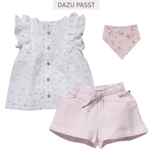 Lockere Musselin Shorts