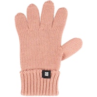 Fingerhandschuhe Umschlagbund Wolle Seide