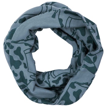 Schlauchschal Kühe blau