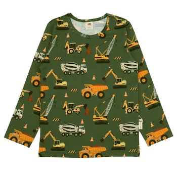 Crazy  Maschinen Langarmshirt grün