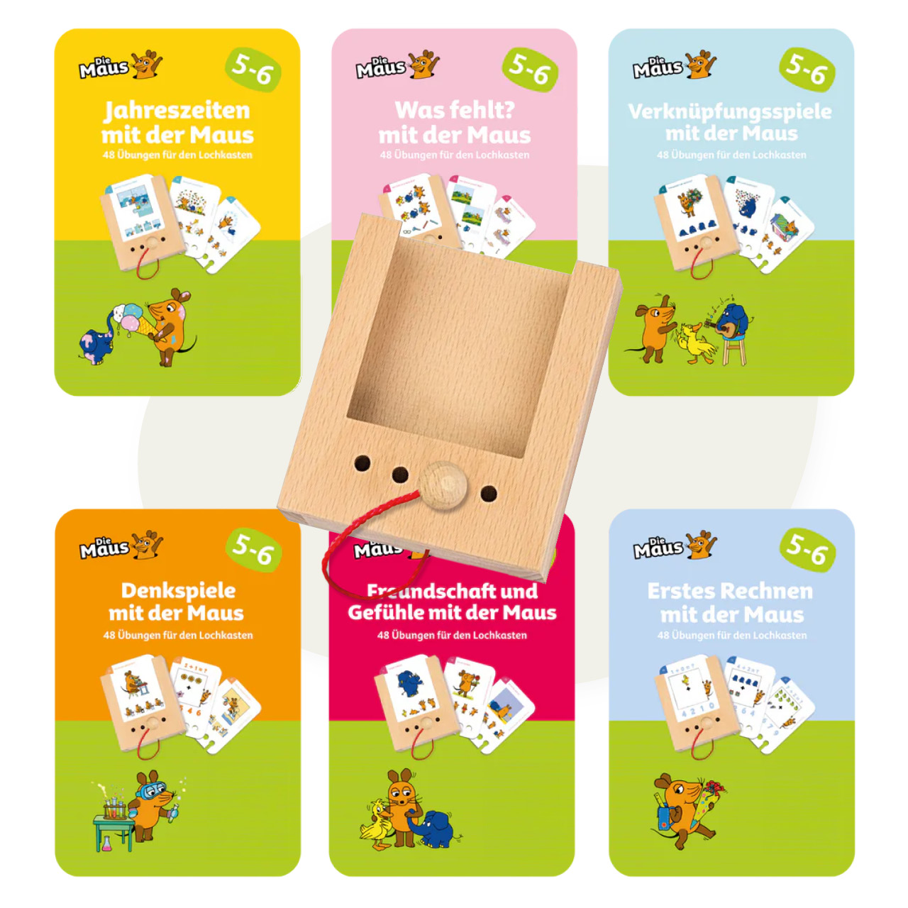 Lochkasten Starterset Die Maus 5-6 Jahre