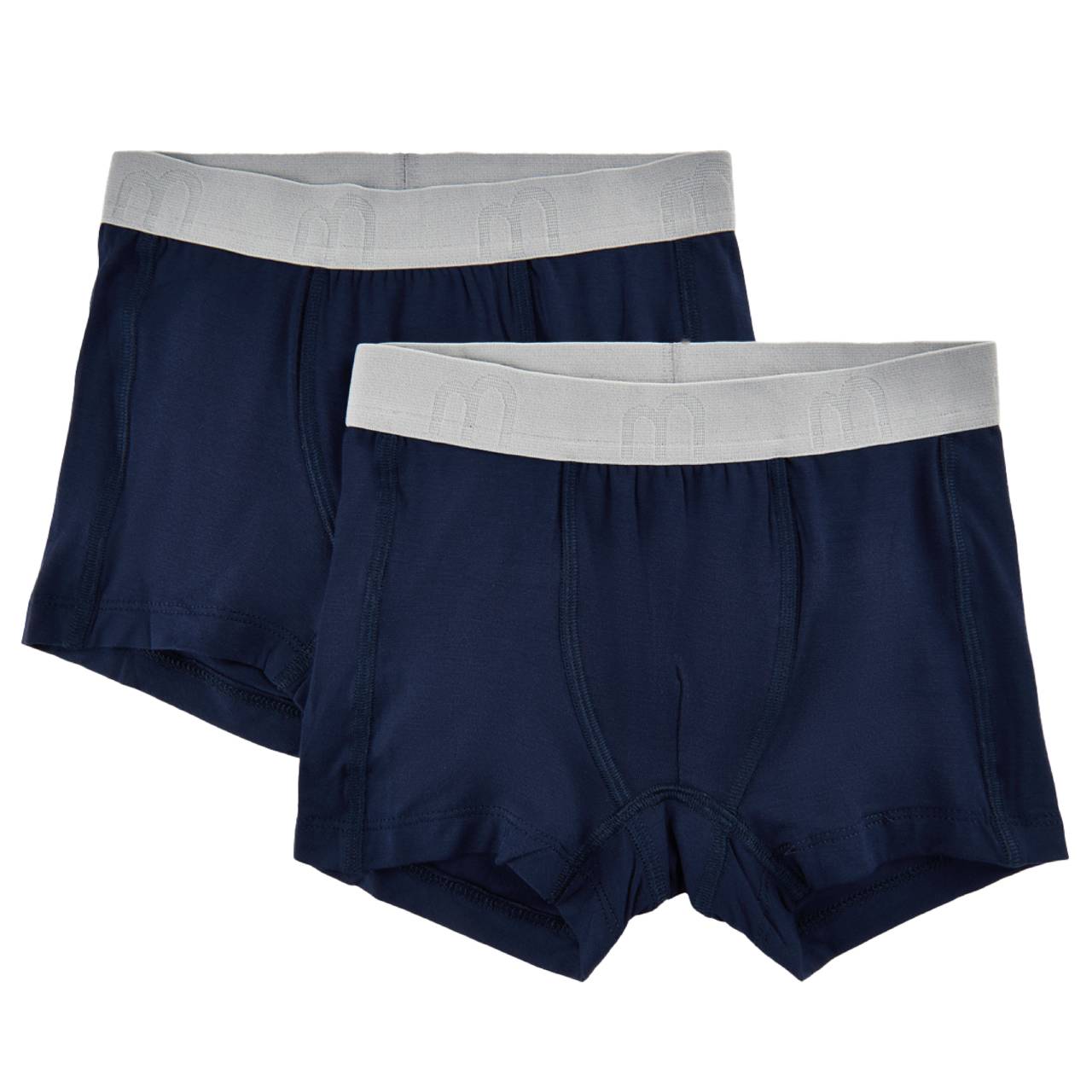 Boxershorts Doppelpack uni aus super weicher Bambus-Viskose