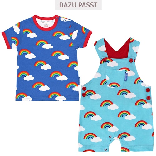 Kurzarm T-Shirt Regenbogen