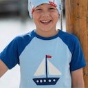 Vorschaubild Weiches Raglan T-Shirt Bagger hellgrün