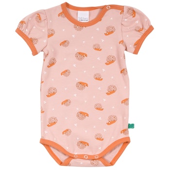 Kurzarmbody Igel in rosa