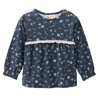 Edles Langarmshirt Herbstblüten