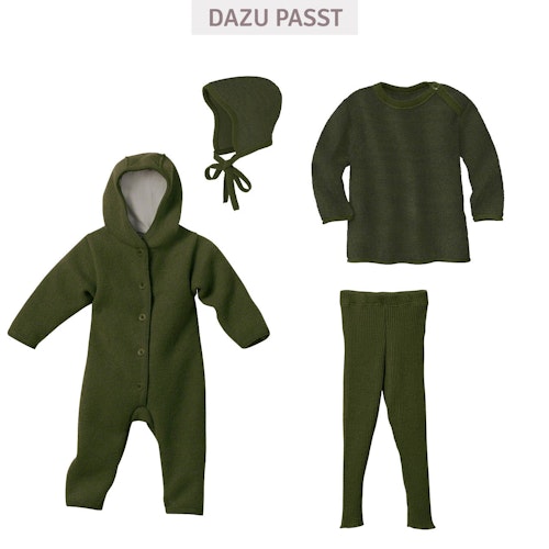 Strick Häubchen Schurwolle