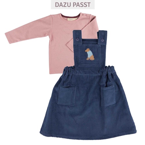 Edles dickeres uni Shirt langarm 100% Biobaumwolle