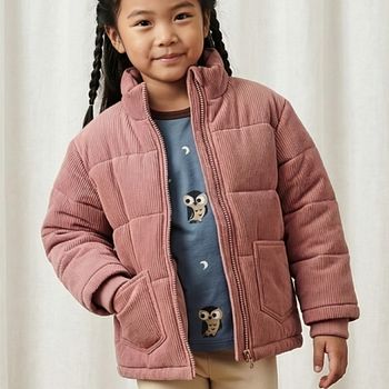 Cordjacke rosa