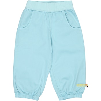 Leichte Twill Sommerhose in türkis