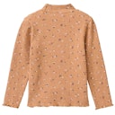Vorschaubild Geripptes Langarmshirt Stehkragen
