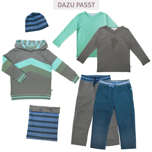 Shirt langarm Stickerei Schlage