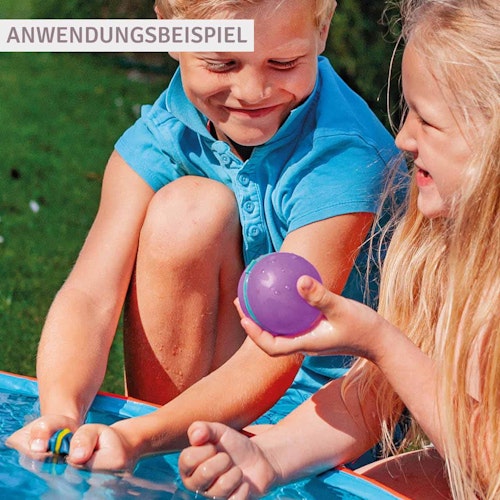 Wiederverwendbare und super stabile Wasserbomben Tiere im 4er-Set
