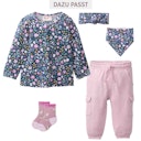 Vorschaubild Süßes Langarmshirt Frühlingsprint