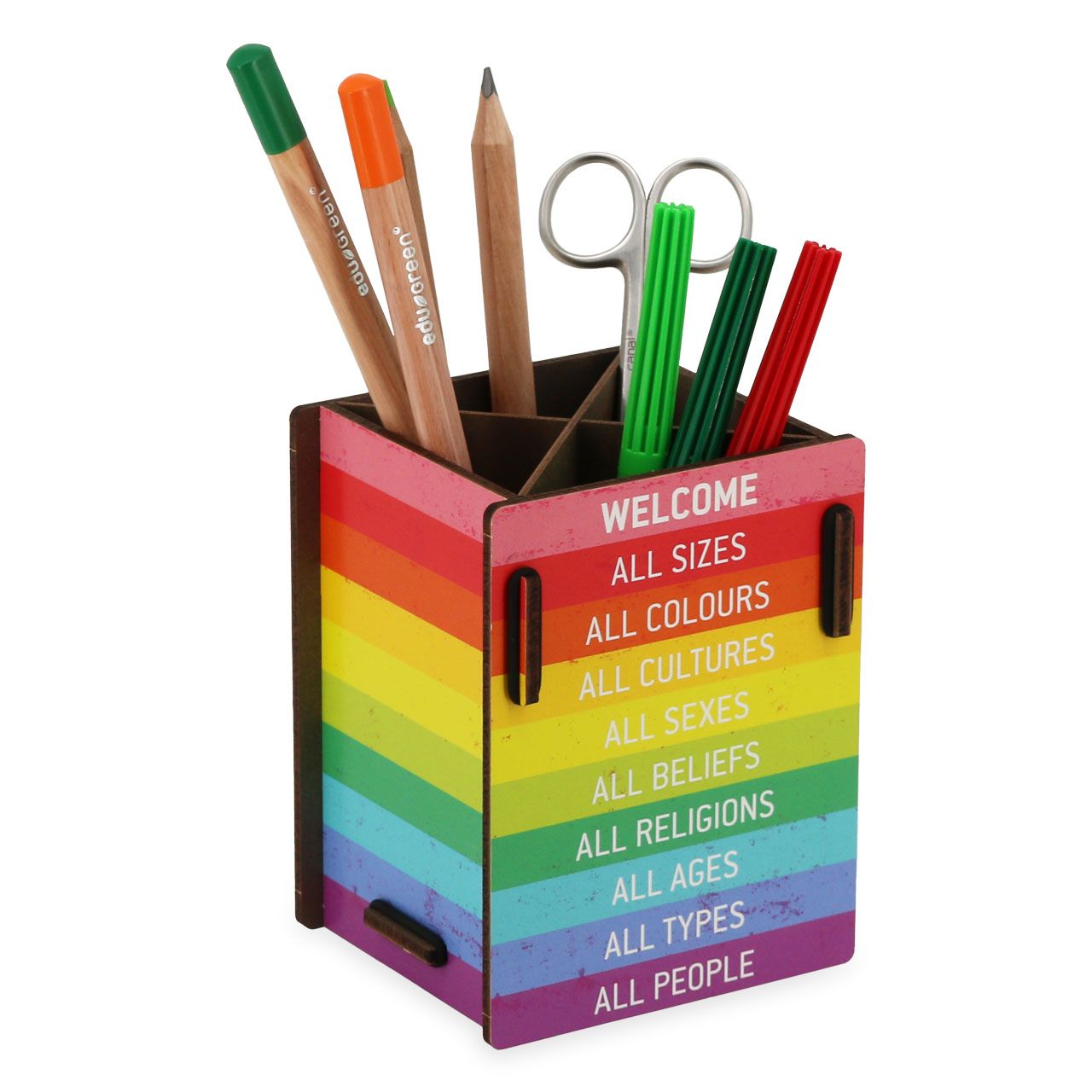 Stiftebox zum Stecken WELCOME
