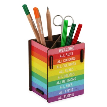 Stiftebox zum Stecken WELCOME