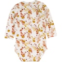 Vorschaubild Edler Langarmbody Puffärmel floral