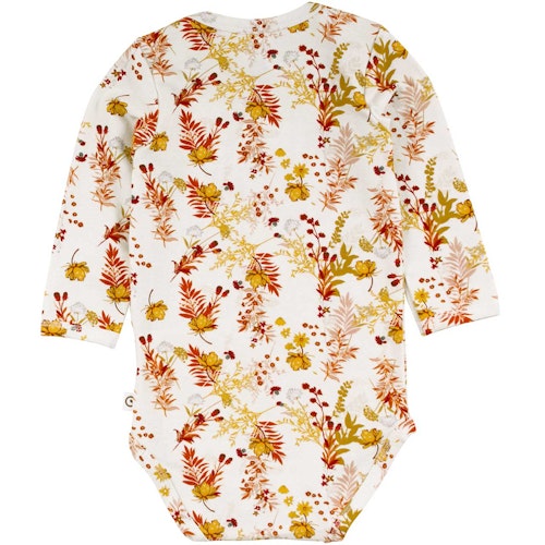 Edler Langarmbody Puffärmel floral