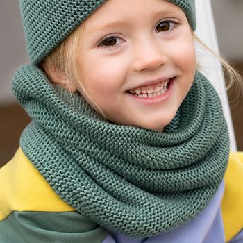 Schlauchschal Enfant Terrible Strick Motiv