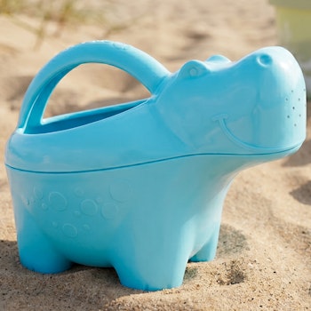 Stabile Gießkanne Hippo blau