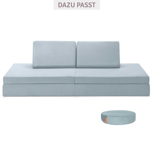 Funzy Button Spielkissen Arktis Blau
