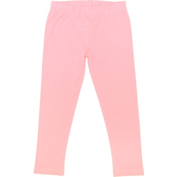 Elastische Uni Basic Leggings rosa