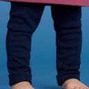 Vorschaubild Leichte Ripp Leggings uni