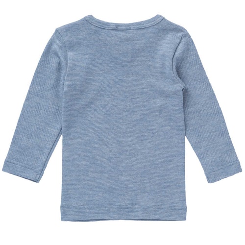Wolle Seide Langarmshirt
