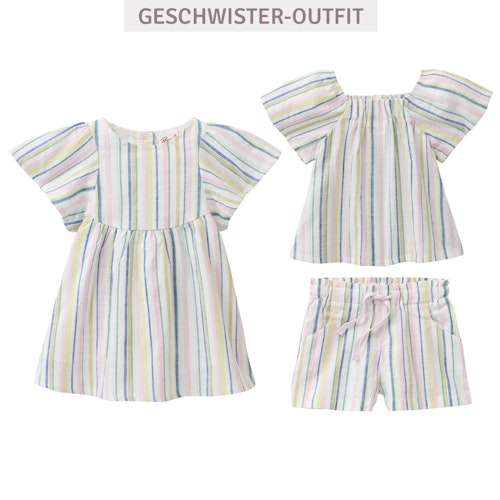Gewebte kurzarm Bluse