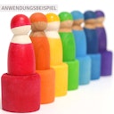 Vorschaubild Sieben Freunde in Holzschälchen, 15-tlg.